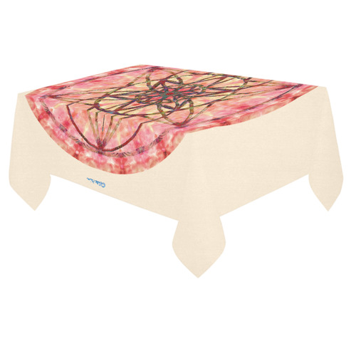 protection- vitality and awakening by Sitre haim Cotton Linen Tablecloth 60"x 84"