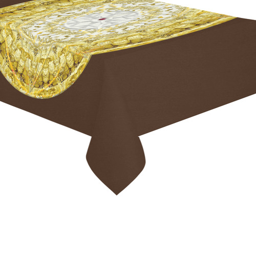 protection from Jerusalem of gold Cotton Linen Tablecloth 60"x 104"