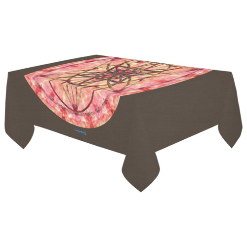 protection- vitality and awakening by Sitre haim Cotton Linen Tablecloth 60"x 104"