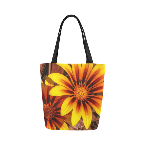sunflower Canvas Tote Bag (Model 1657)