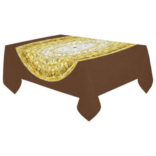 protection from Jerusalem of gold Cotton Linen Tablecloth 60"x 104"