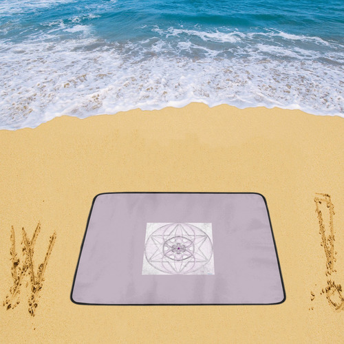 Protection- transcendental love by Sitre haim Beach Mat 78"x 60"