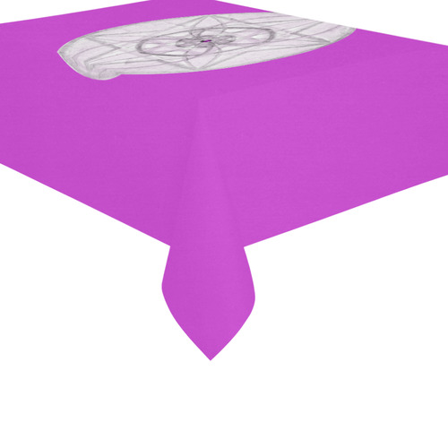 Protection- transcendental love by Sitre haim Cotton Linen Tablecloth 60"x 84"