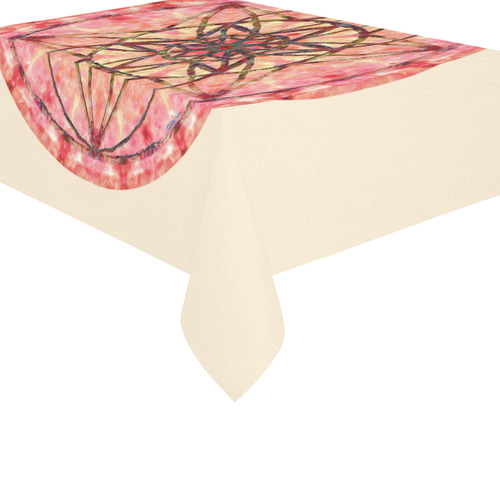 protection- vitality and awakening by Sitre haim Cotton Linen Tablecloth 60"x 84"