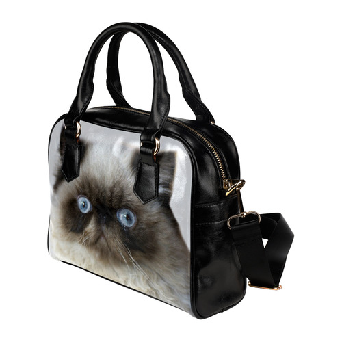 Funny Cat Shoulder Handbag (Model 1634)