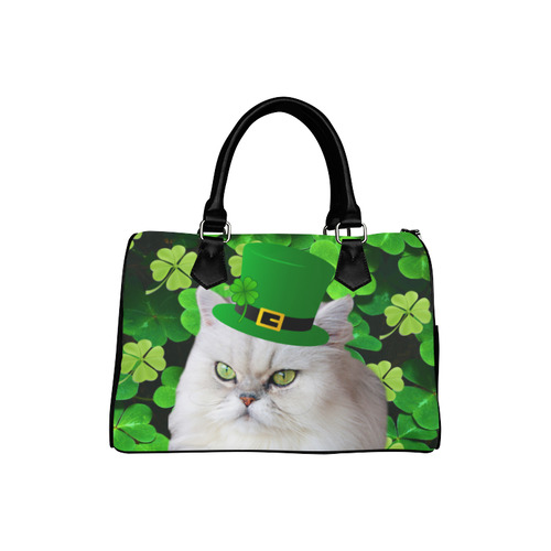 Patrick Irish Cat Boston Handbag (Model 1621)