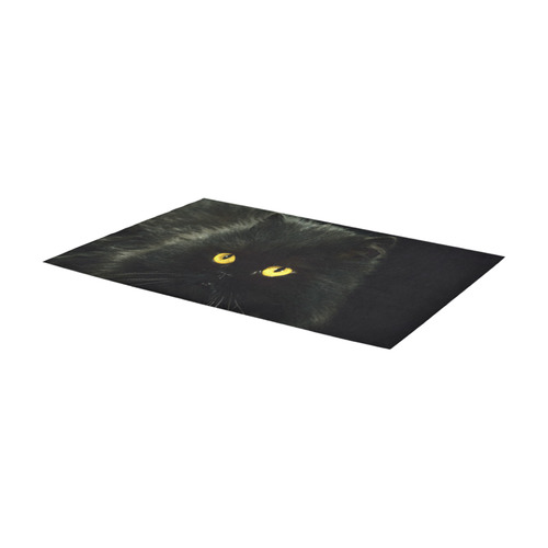 Black Cat Area Rug 7'x3'3''