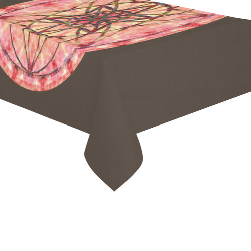 protection- vitality and awakening by Sitre haim Cotton Linen Tablecloth 60"x 104"