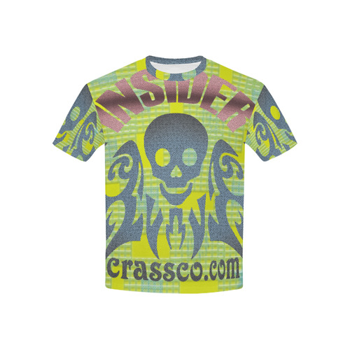 INSIDER SKULL Kids' All Over Print T-shirt (USA Size) (Model T40)