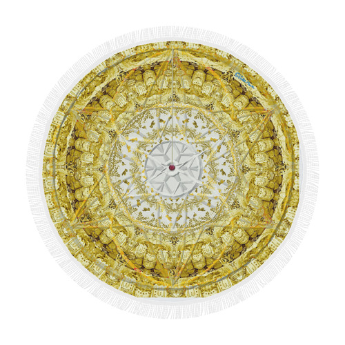 protection from Jerusalem of gold Circular Beach Shawl 59"x 59"