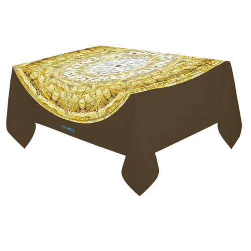 protection from Jerusalem of gold Cotton Linen Tablecloth 60"x 84"