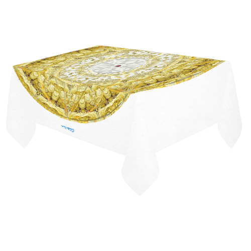 protection from Jerusalem of gold Cotton Linen Tablecloth 60"x 84"