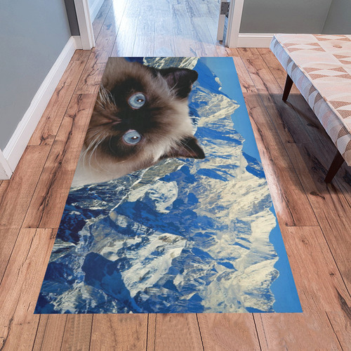 Himalayan Cat Area Rug 7'x3'3''