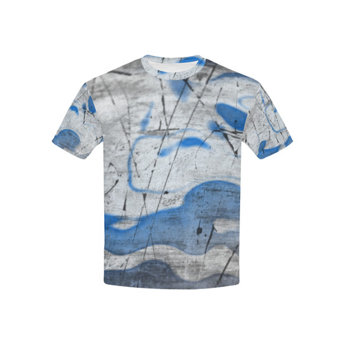 BLUE ART ON SHIRT Kids' All Over Print T-shirt (USA Size) (Model T40)