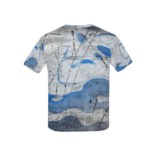 BLUE ART ON SHIRT Kids' All Over Print T-shirt (USA Size) (Model T40)