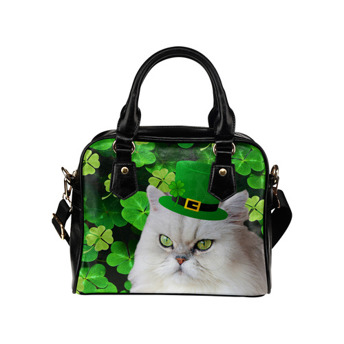 Patrick's Irish Cat Shoulder Handbag (Model 1634)