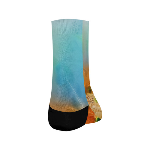 Wonderful glowing flowers Crew Socks