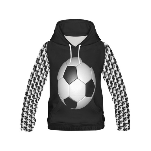 Soccer Ball 2 by Martina Webster All Over Print Hoodie for Men (USA Size) (Model H13)
