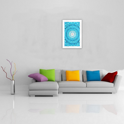 Protection from Jerusalem in blue Art Print 19‘’x28‘’