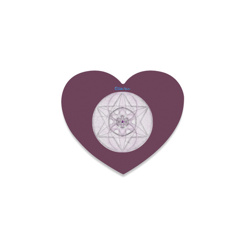 Protection- transcendental love by Sitre haim Heart Coaster