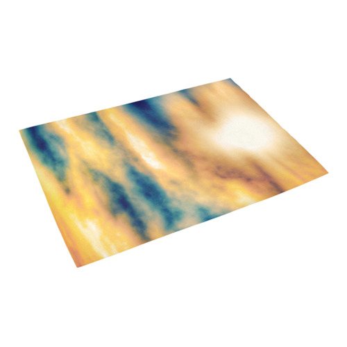 beautiful cloudy sunset sky in summer Azalea Doormat 24" x 16" (Sponge Material)