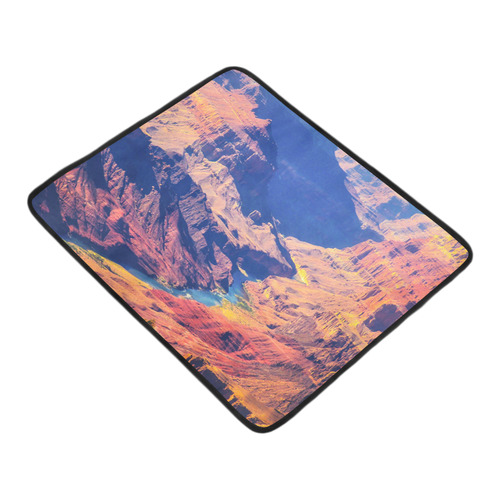 mountain and desert at Grand Canyon national park, USA Beach Mat 78"x 60"