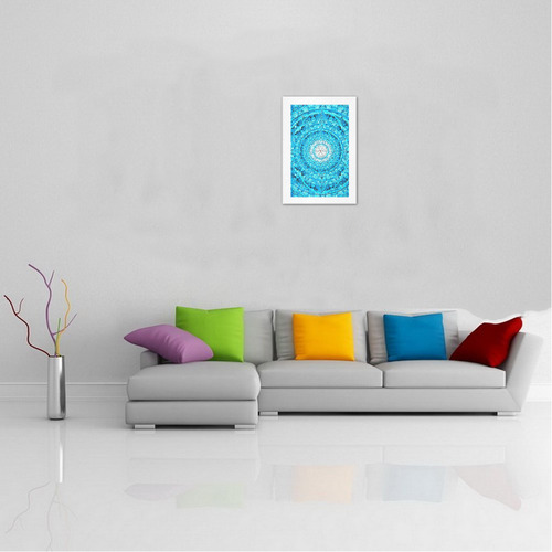 Protection from Jerusalem in blue Art Print 13‘’x19‘’