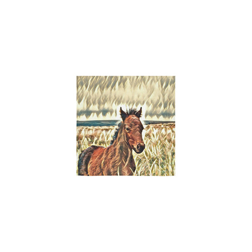 Impressive Animal - Foal by JamColors Square Towel 13“x13”
