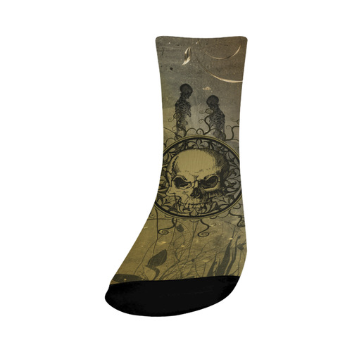 Amazing skull with skeletons Crew Socks