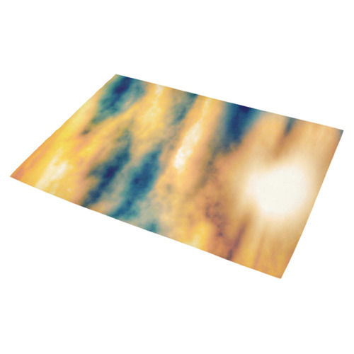 beautiful cloudy sunset sky in summer Azalea Doormat 30" x 18" (Sponge Material)