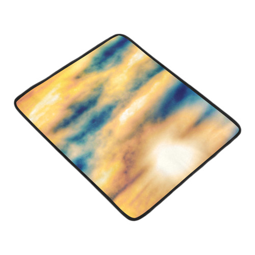 beautiful cloudy sunset sky in summer Beach Mat 78"x 60"