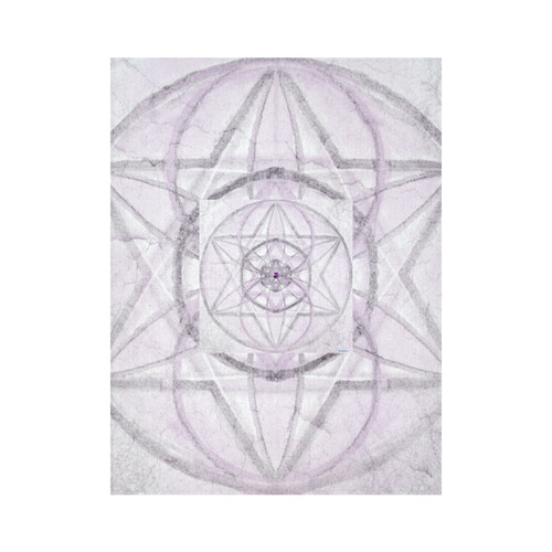 Protection- transcendental love by Sitre haim Cotton Linen Wall Tapestry 60"x 80"