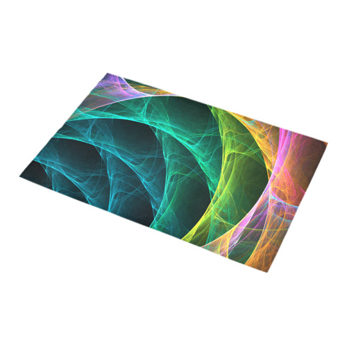 aura waves Bath Rug 16''x 28''