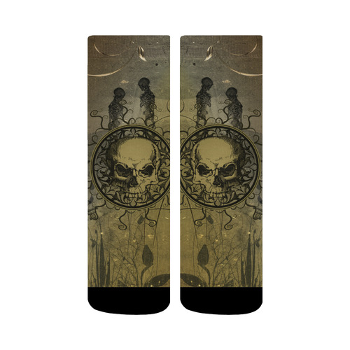 Amazing skull with skeletons Crew Socks