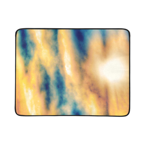 beautiful cloudy sunset sky in summer Beach Mat 78"x 60"