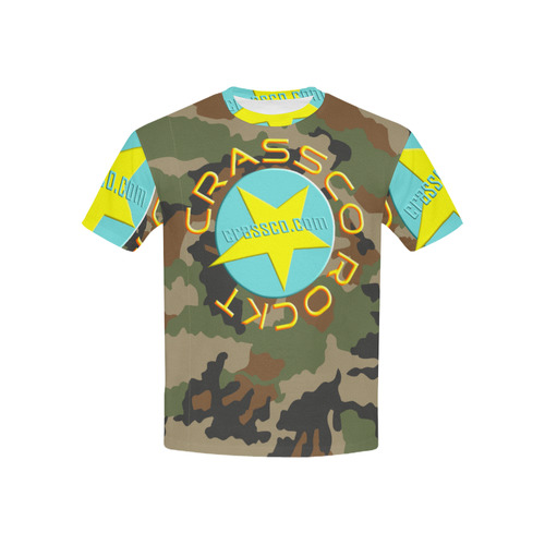 CAMOUFLAGE BY CRASSCO KIDS Kids' All Over Print T-shirt (USA Size) (Model T40)