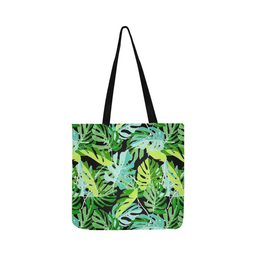 Tropical Leaves Floral Pattern Reusable Shopping Bag Model 1660 (Two sides)