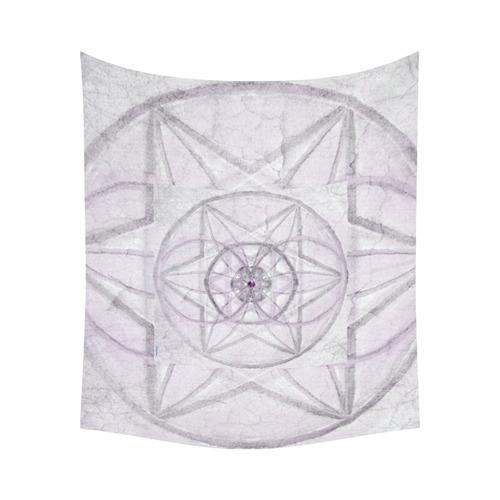 Protection- transcendental love by Sitre haim Cotton Linen Wall Tapestry 60"x 51"