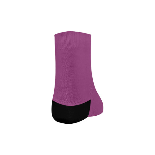 Vivid Viola Quarter Socks