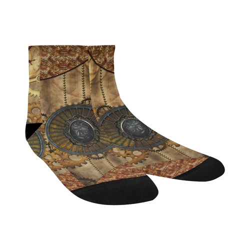 Steampunk, elegant, noble design Quarter Socks