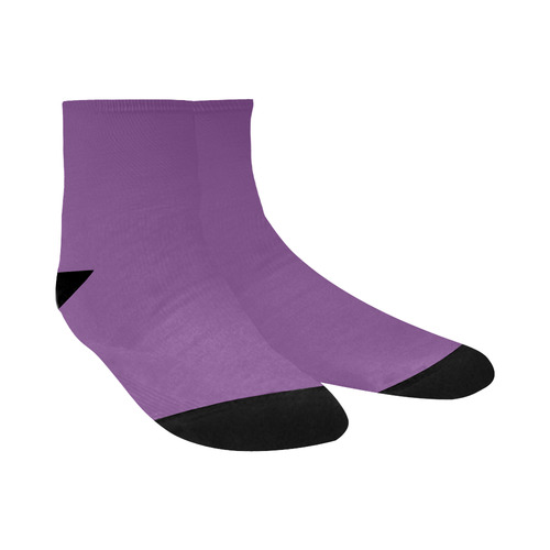 Bright Violet Quarter Socks