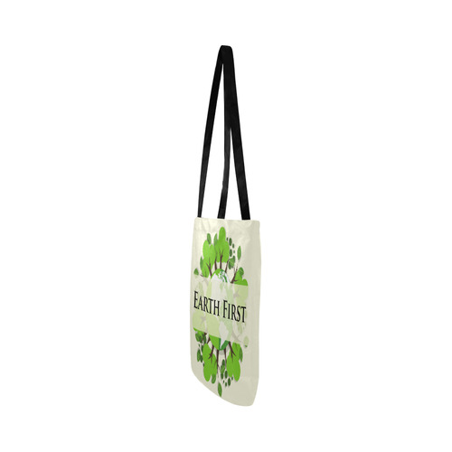 Earth First Environmental Green Nature Trees Reusable Shopping Bag Model 1660 (Two sides)
