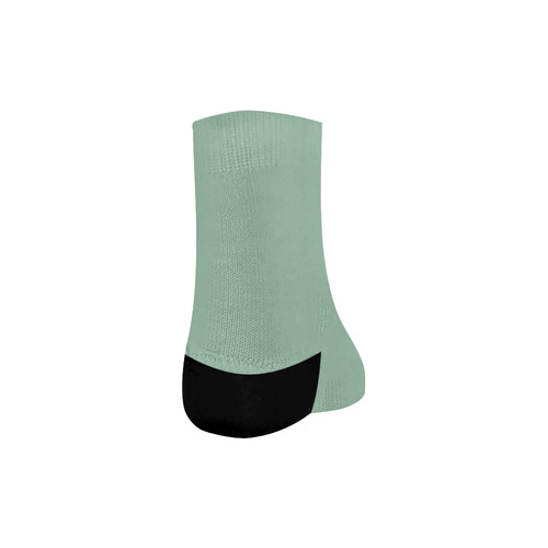 Grayed Jade Quarter Socks