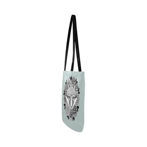 woodlands - fox and flowers Reusable Shopping Bag Model 1660 (Two sides)
