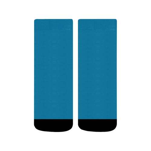 Blue Jewel Quarter Socks