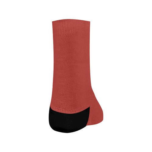 Aurora Red Crew Socks