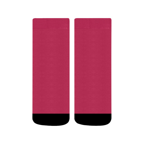 Rose Red Quarter Socks