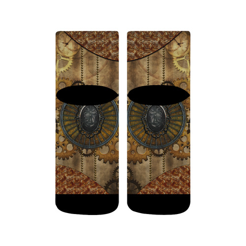 Steampunk, elegant, noble design Quarter Socks