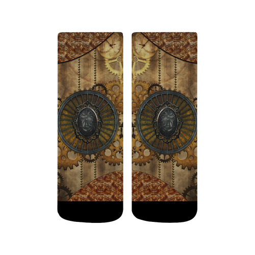 Steampunk, elegant, noble design Quarter Socks