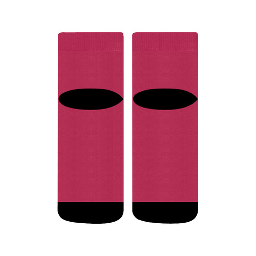 Rose Red Quarter Socks